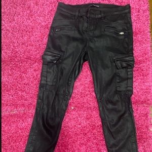 J Brand wax cargo pants